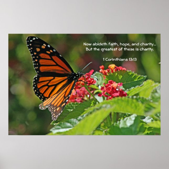Poster de fé, esperança e caridade (Frente)