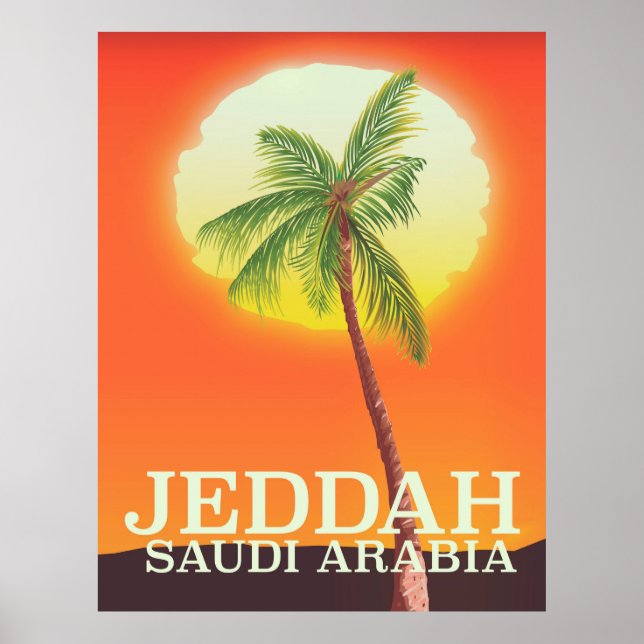 Poster de Férias da Arábia Saudita (Frente)