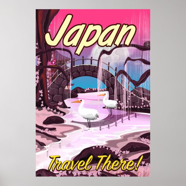 Poster de férias dos jardins de animação do Japão (Frente)