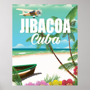 poster de férias na praia de Jibacoa