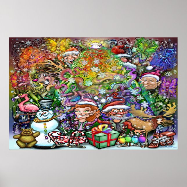 Poster de Festa de Natal (Frente)