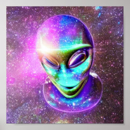 Poster de ficção da alienígena