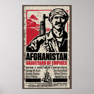 Poster de Filme Anti-Guerra do Afeganistão