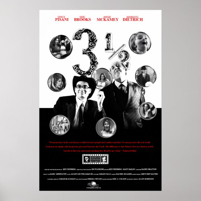 Poster de filme CSA 3 1/2 27X40 (Frente)