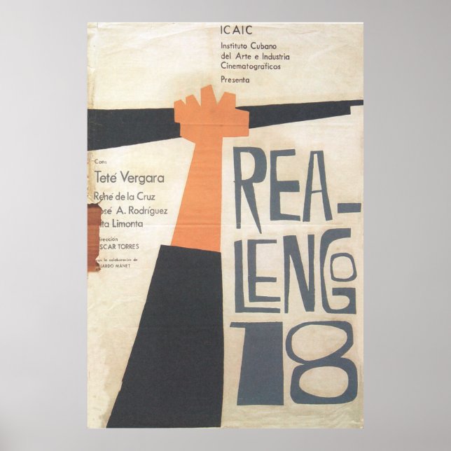 Poster de Filme Cubano Poster de Filme Cubano (Frente)