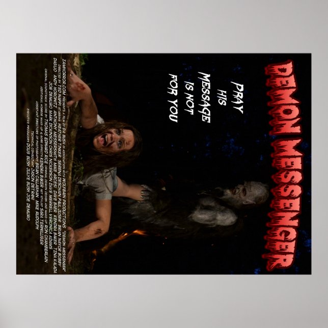 Poster de Filme do Demon Messenger (Frente)