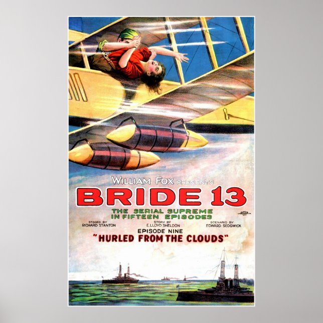 Poster de Filme Vintage 1920 (Frente)