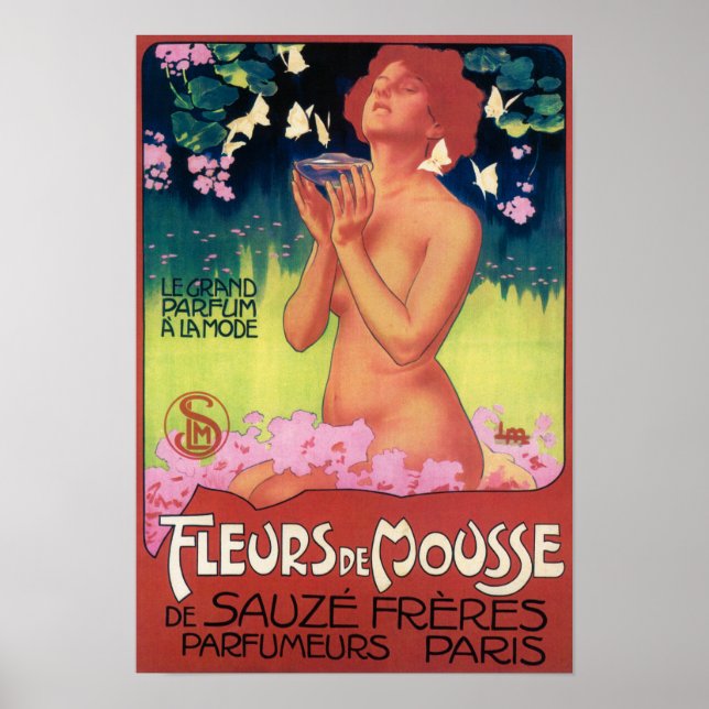Poster de Fleurs de Mousse Perfume (Frente)