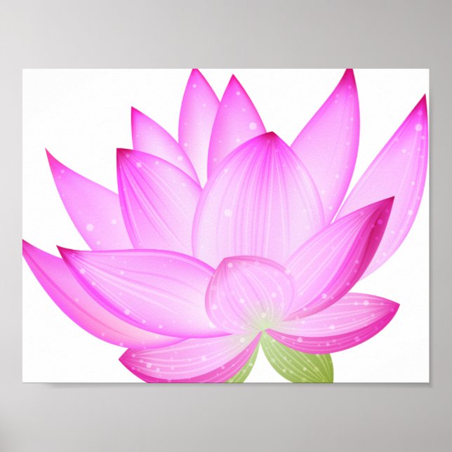 Poster de Flor de Lotus (Frente)