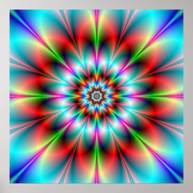 Poster de Flor Duplo (Frente)