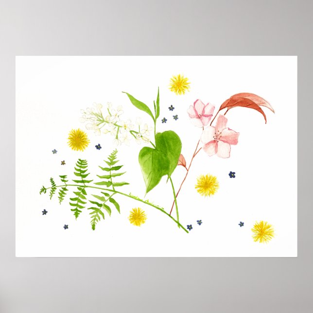 poster de flor selvagem (Frente)