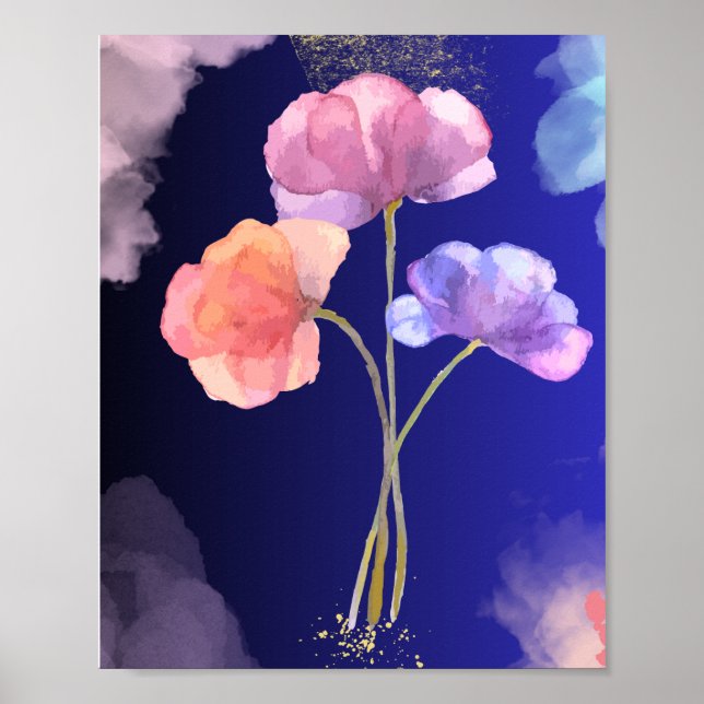 poster de flores (Frente)