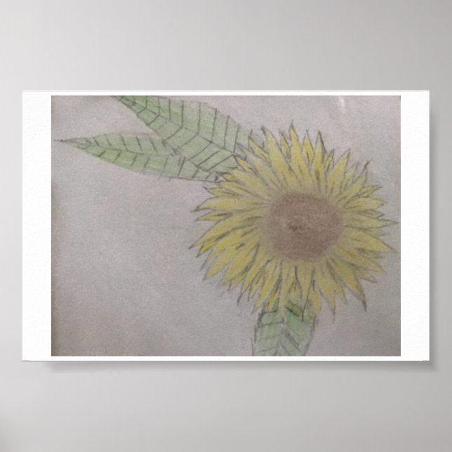 poster de flores (Frente)