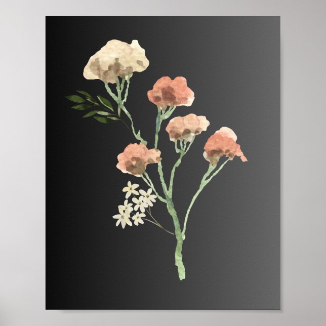 poster de flores (Frente)