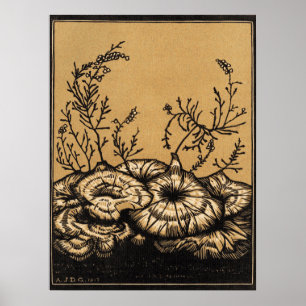 Poster de Flores Brilhantes