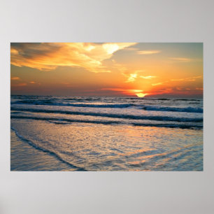 Poster de Florida da praia de Pete da rua