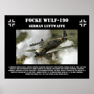 Poster de Focke Wulf-190