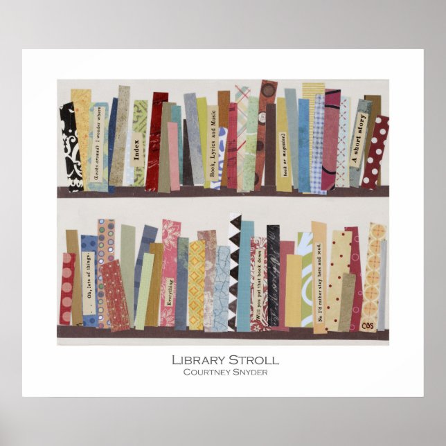 Poster de Folha de Biblioteca (Frente)