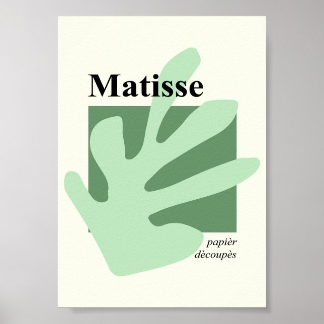 Poster de Forma Inspirada Matisse (Frente)