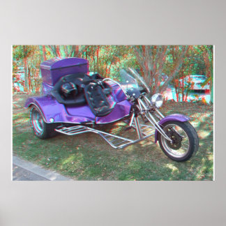 Poster de Foto Anaglyph Trike Personalizado