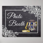 Poster de Foto de Casamento de Olhar de Chalkboard<br><div class="desc">Poster de Foto de Casamento de Olhar de Chalkboard</div>