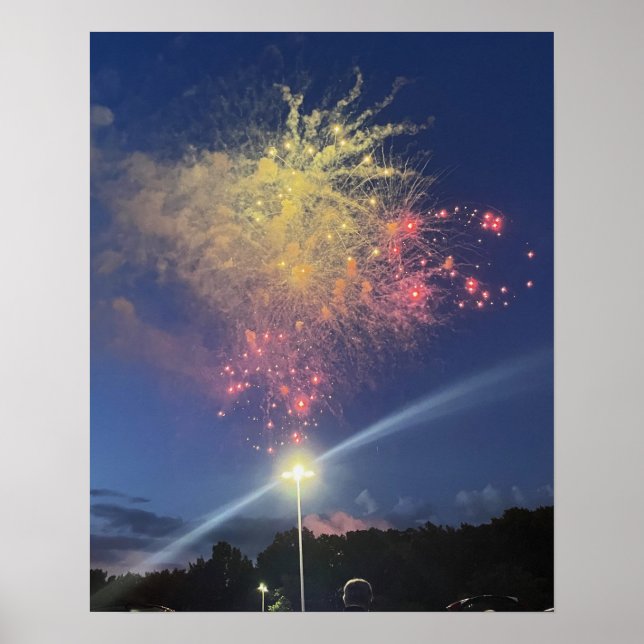 Poster de Foto do Fireworks (Frente)
