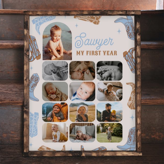 Poster de Foto do Primeiro Ano do Cowboy (Criador carregado)