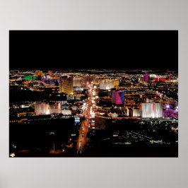 Poster de Fotografia Aérea em Las Vegas Strip