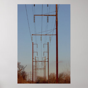 Poster de Fotografia com Fios Pole