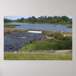 Poster de Fotografia da Paisagem Waterfall