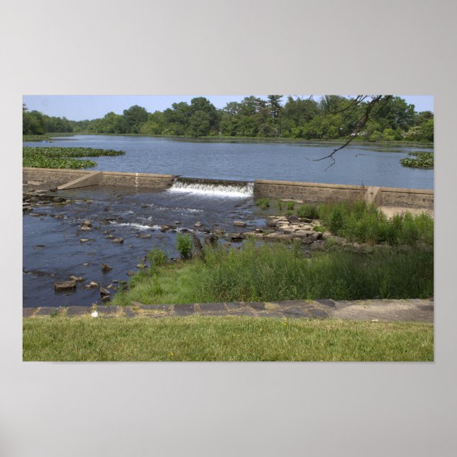 Poster de Fotografia da Paisagem Waterfall (Frente)