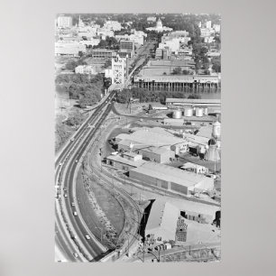 Poster de Fotografia da ponte de torre aérea