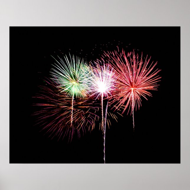Poster de Fotografia de Exibição do Fireworks (Frente)