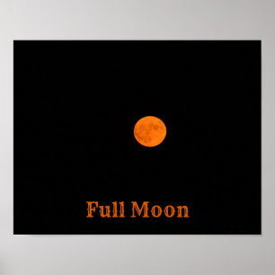 Poster de Fotografia de Lua Cheia