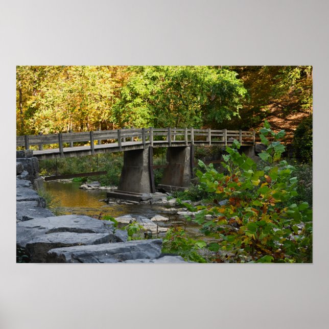 Poster de Fotografia de Navegação da Ponte de outo (Frente)