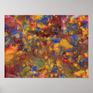 Poster de Fotografia de pintura em acrílico com Ab