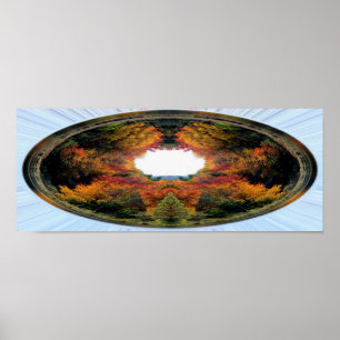 Poster de Fotografia do Abstrato do Autumn Trees