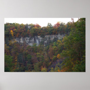 Poster de Fotografia do Cliffside de outono