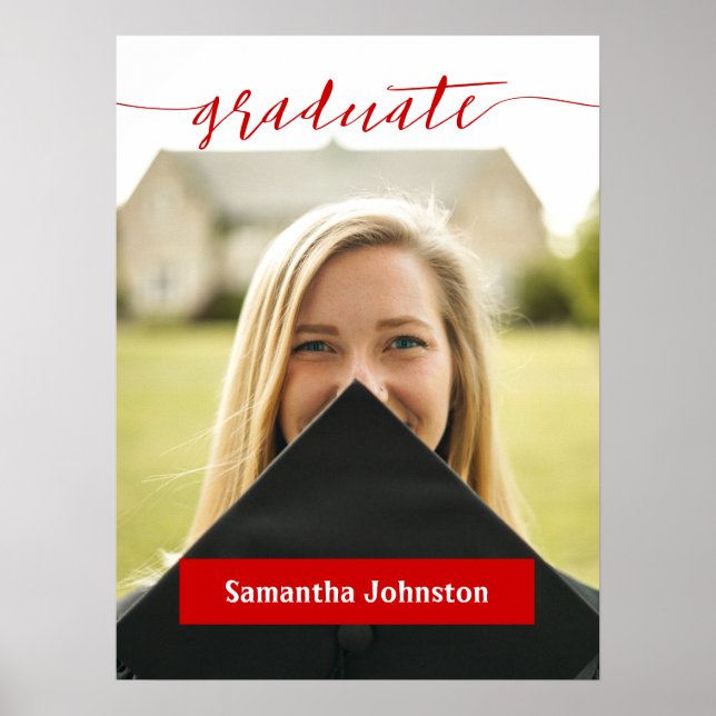 Poster de Fotografia Moderna de Script do Formando (Frente)