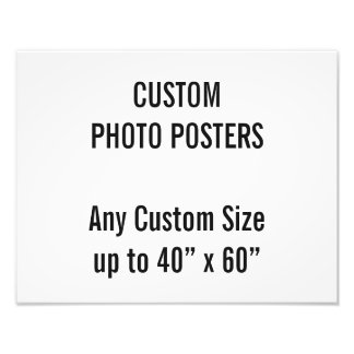 Poster de Fotografia personalizada de 14" x 11", a