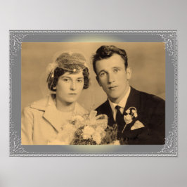 Poster de fotografia personalizada do quadro prate