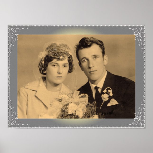 Poster de fotografia personalizada do quadro prate (Frente)