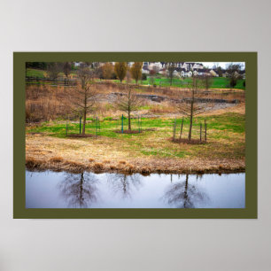 Poster de Fotografias de Reflexões de Paisagem Wat