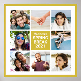 Poster de Fotografias e Texto