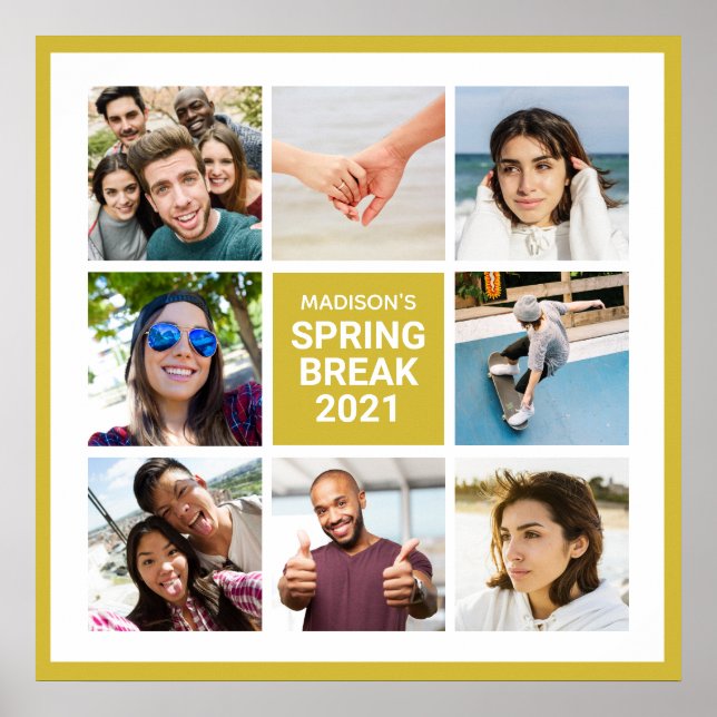 Poster de Fotografias e Texto (Frente)