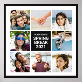 Poster de Fotografias e Texto