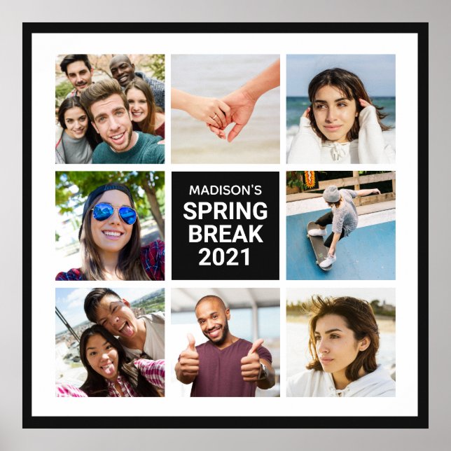 Poster de Fotografias e Texto (Frente)