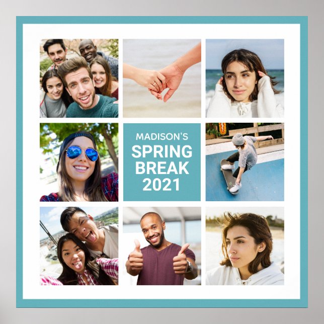 Poster de Fotografias e Texto (Frente)