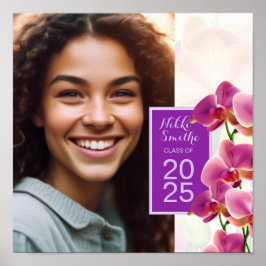 Poster de Fotografias para Orquídeas Na moda moder