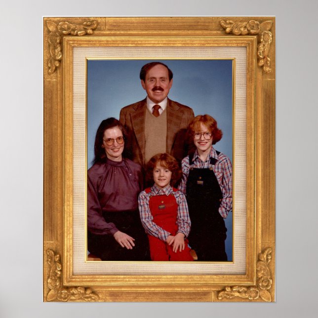 POSTER DE FOTOS DA FAMÍLIA AWKWARD (Frente)